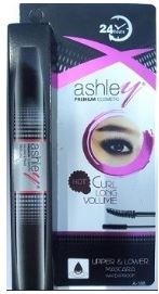 Ashley Premium Cosmetic Waterproof Upper And Lower Mascara A 188 Black