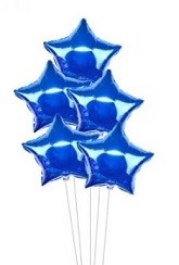 Blue Star Foil Balloons