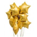 Gold Star Foil Balloons